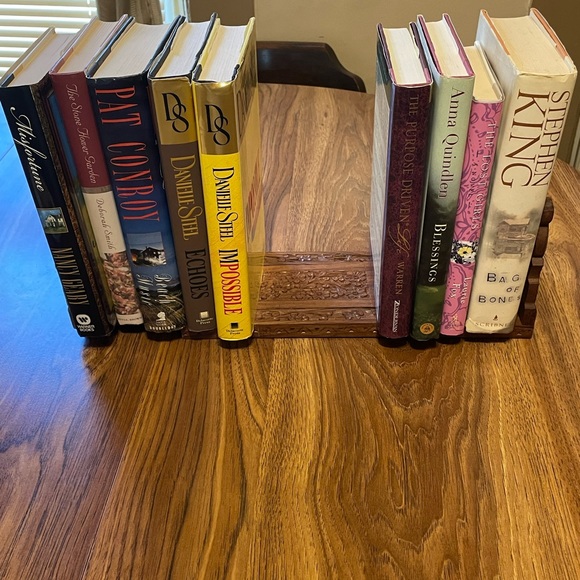 Vintage Carved Sliding Bookends Elephants Adjustable Bohemian - Picture 5 of 12